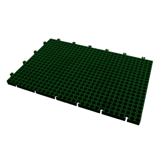 Панель для хранения инструментов "Тёмно-зелёный" - настенная панель-органайзер для инструментов 200*300 мм