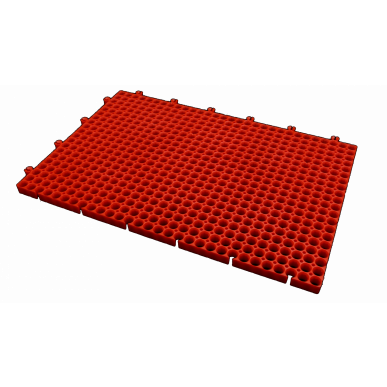 Панель для хранения инструментов "Красный" - настенная панель-органайзер для инструментов 200*300 мм фото 6