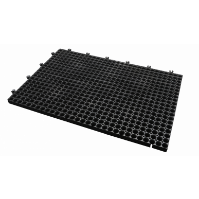 Панель для хранения инструментов "Черный" - настенная панель-органайзер для инструментов 200*300 мм фото 7