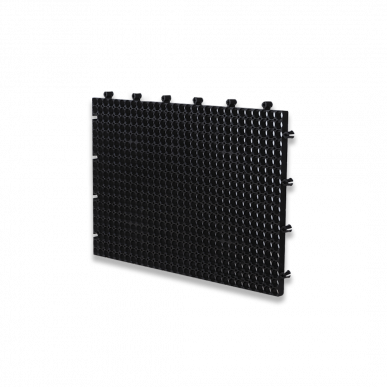Панель для хранения инструментов "Черный" - настенная панель-органайзер для инструментов 200*300 мм фото 6