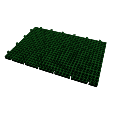Панель для хранения инструментов "Тёмно-зелёный" - настенная панель-органайзер для инструментов 200*300 мм фото 1